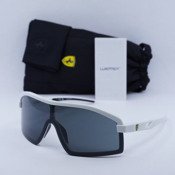 Final Price! Ferrari Scuderia FZ6010U 515/87 White Sunglasses - Picture 1 of 12